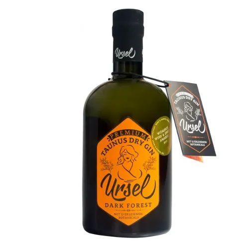 [ART0001442] Taunus Dry Gin, Ursel Dark Forest, Flasche 0,5l (Einweg)
